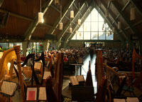 Harp concert audience