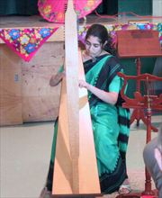 Sunnyvale harp student Asavari